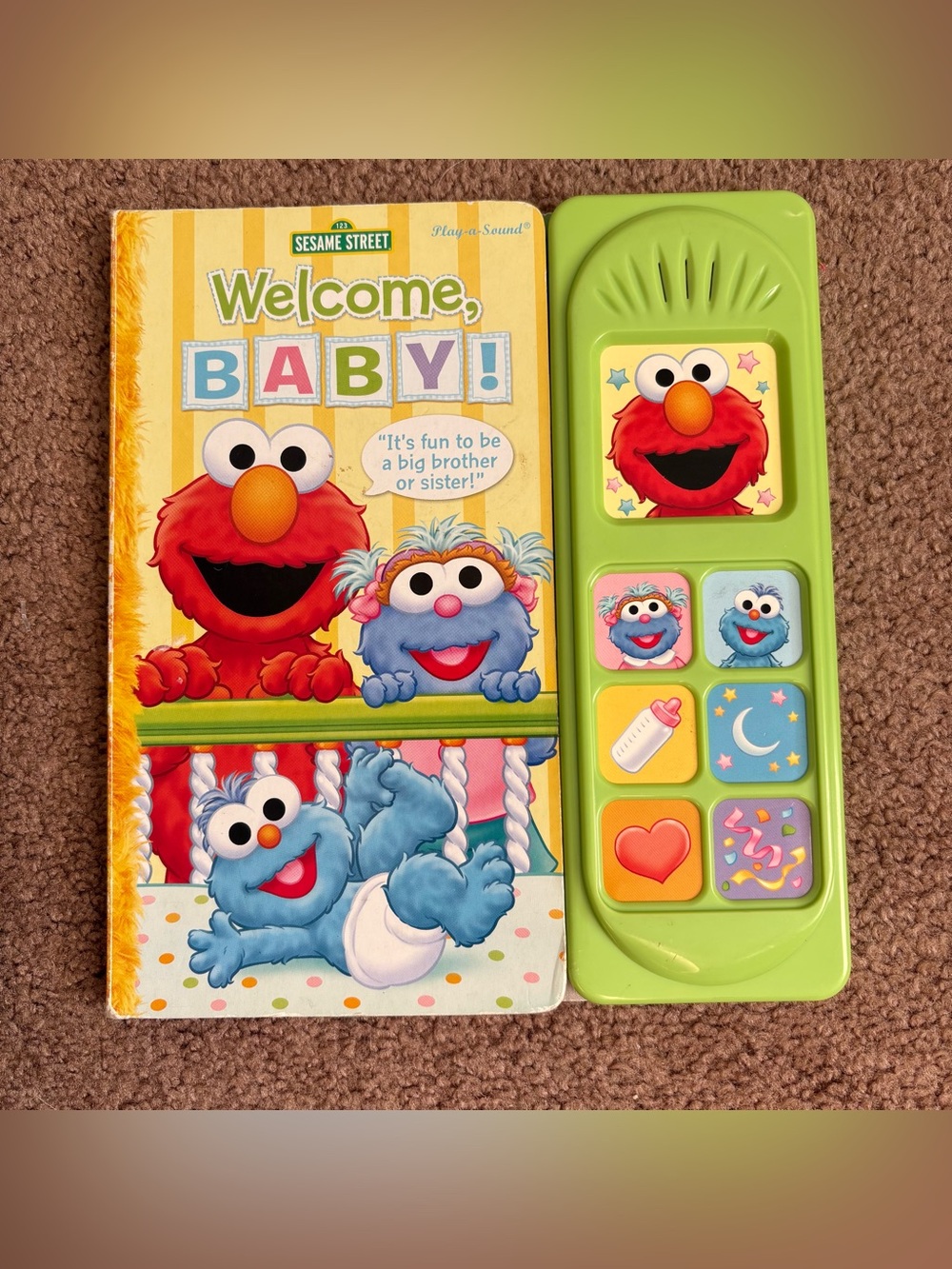 Sesame Street Welcome, Baby! Elmo Sound Book WORKS